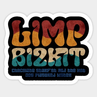 Vintage grunge of limp bizkit Sticker